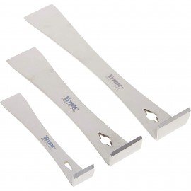 Titan 17007 Pry Bar/Scraper Set, 3-piece, stainless steel-