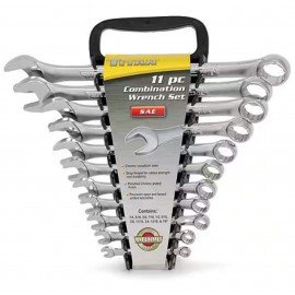 Titan 17327 Raised Panel Wrench Set, 11-piece, SAE-