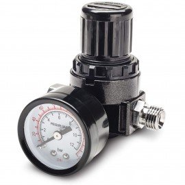 Titan 19303 Locking Air Regulator and Gauge, 0 to 180 psi, 1/4&amp;quot;-