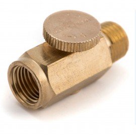 Titan 19442 In-Line Air Flow Regulator, 1/4&amp;quot; NPT, brass-