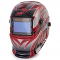 Titan 41267 Solar Powered Auto Darkening Welding Helmet, DIN 9 to 13, 3.86&amp;quot; x 2.17&amp;quot; viewing area-