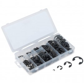 Titan 45208 E-Clip Assortment, 300-piece, black oxide finish-
