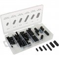 Titan 45253 vacuum Cap Assortment, silicone rubber, 80-piece-