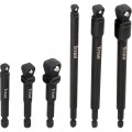 Titan 49036 Wobble Socket Adapter Set, 6-piece, impact-