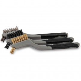 Titan 51505 Mini Wire Brush Set, 3-piece, 7&amp;quot;-