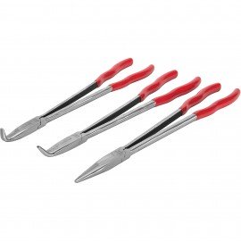 Titan 60787 Long Reach Long Nose Pliers Set, 16&amp;quot;, 3-piece-