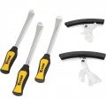Titan 85533 Tire Spoon Lever Tool Set with rim guards, motorcycle-