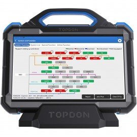 Topdon TD10001000 Phoenix Max Diagnostic Scanner, 13.3&amp;quot; LCD, 4-channel oscilloscope-