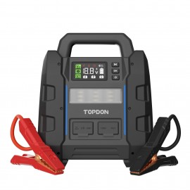 Topdon V4500PLUS Jump Starter and Battery/System Tester, 4500 A-