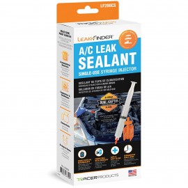 Tracer Products LF200CS A/C Leak Sealant Syringe Injector, for R-134a and R-1234yf systems, single-use-