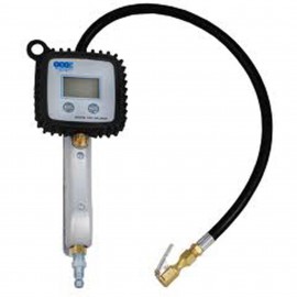 Tire Service DG-20 Digital Tire Inflator, with backlit display and rubber shock boot-