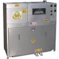 Uni-Ram COMBO655 Spray Paint Gun Cleaner and Solvent Recycler, stainless steel, single cabinet-