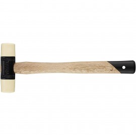 Vessel H7010 Soft Head Hammer, 1 lbs, wood handle-