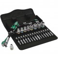 Wera 05004016001 Zyklop Speed Ratchet Set, 1/4" drive, metric-