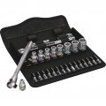Wera 05004017001 Zyklop Metal Series Ratchet Set, 1/4&amp;quot; drive, 28-piece metric-