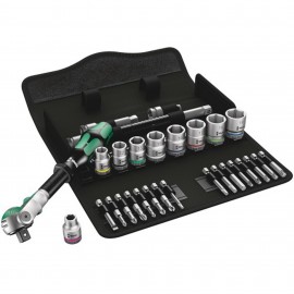 Wera 05004046001 Ratchet Set, 3/8&amp;quot; drive, metric-
