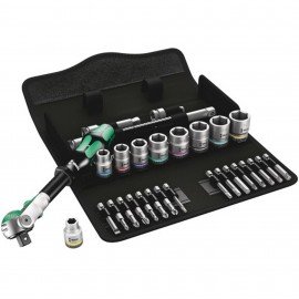 Wera 05004049001 Zyklop Speed Ratchet Set, 3/8" drive, imperial-