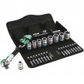 Wera 05004049001 Zyklop Speed Ratchet Set, 3/8" drive, imperial-