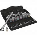 Wera 05004050001 Zyklop Metal Ratchet Set, 3/8&amp;quot; drive, 29-piece-