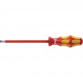 Wera 05006125001 Insulated Slotted Screwdriver, 1/4&amp;quot;, 10-1/8&amp;quot;-