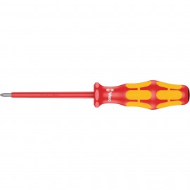 Wera 05006160001 Insulated Pozidriv Screwdriver, #0, 6-5/16&amp;quot;-