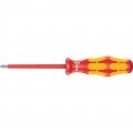 Wera 05006160001 Insulated Pozidriv Screwdriver, #0, 6-5/16&amp;quot;-