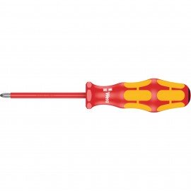 Wera 05006162001 Insulated Pozidriv Screwdriver, #1, 7&amp;quot;-