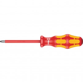 Wera 05006164001 Insulated Pozidriv Screwdriver, #2, 8-1/8&amp;quot;-
