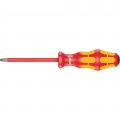 Wera 05006164001 Insulated Pozidriv Screwdriver, #2, 8-1/8&amp;quot;-