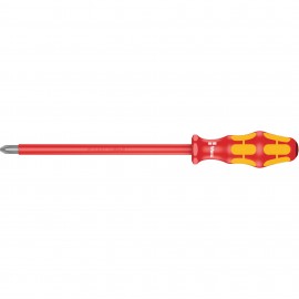 Wera 05006168001 Insulated Pozidriv Screwdriver, #4, 12-1/4&amp;quot;-