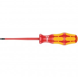 Wera 05006441001 Insulated Slotted Screwdriver, 4 mm tip, 4&amp;quot; shank-