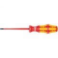 Wera 05006441001 Insulated Slotted Screwdriver, 4 mm tip, 4&amp;quot; shank-