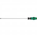 Wera 05008060001 Slotted Screwdriver, 1/4&amp;quot; Tip, 12&amp;quot; Shank-