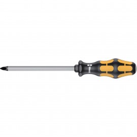 Wera 05017054001 Pozidriv Screwdriver, #3, 6&amp;quot; shank-