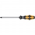 Wera 05017054001 Pozidriv Screwdriver, #3, 6&amp;quot; shank-