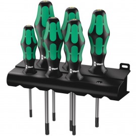 Wera 05028059001 Kraftform Plus Torx Screwdriver Set with holding function, 7-piece-