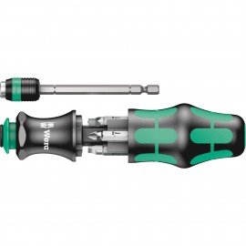 Wera 05051025001 Kraftform Kompakt 26 Multi Screwdriver, 6-in-1, 7-11/16&amp;quot;-