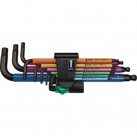 Wera 05073593001 Hex Plus Key Set, Metric, 9-piece-