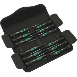 Wera 05073675001 Screwdriver Set, 12-pack, for electronics-