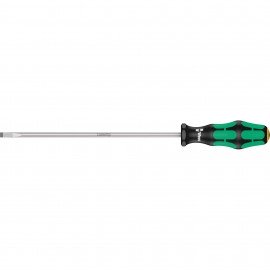 Wera 05110008001 Slotted Screwdriver, 1/4&amp;quot;, 8&amp;quot; shank-