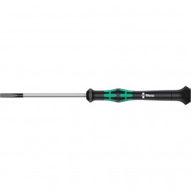 Wera 05118012001 Precision Screwdriver, 3.5 mm Slot Cabinet, 3-1/8&amp;quot; shank-