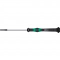 Wera 05118012001 Precision Screwdriver, 3.5 mm Slot Cabinet, 3-1/8&amp;quot; shank-