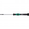Wera 05118014001 Precision Screwdriver, 4 mm Slot Cabinet, 3-1/8&amp;quot; shank-