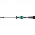 Wera 05118014001 Precision Screwdriver, 4 mm Slot Cabinet, 3-1/8&amp;quot; shank-