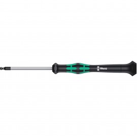 Wera 05118100001 Micro-Ball Screwdriver, 5/64&amp;quot;, 2-3/8&amp;quot; Shank-