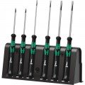 Wera 05118150001 Micro Series Screwdriver Set with Rack, 6-piece-