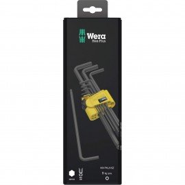 Wera 05133180001 Hex Plus Key Set, 9-piece, SAE-