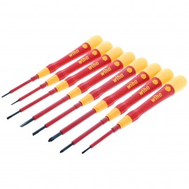 Wiha 32088 PicoFinish Insulated Precision Screwdriver Set, 1000 v, 8-Piece-