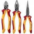 Wiha 32981 Insulated Pliers-Cutters Set, 1000 V, 3-piece-