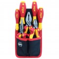 Wiha 32985 Insulated Pliers and Screwdriver Set, 7-Piece, 1000 V-